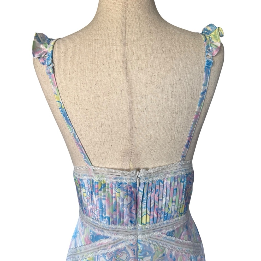 For Love And Lemons Midsummer Floral Mini Slip Dress In Medium - Picture 7 of 10